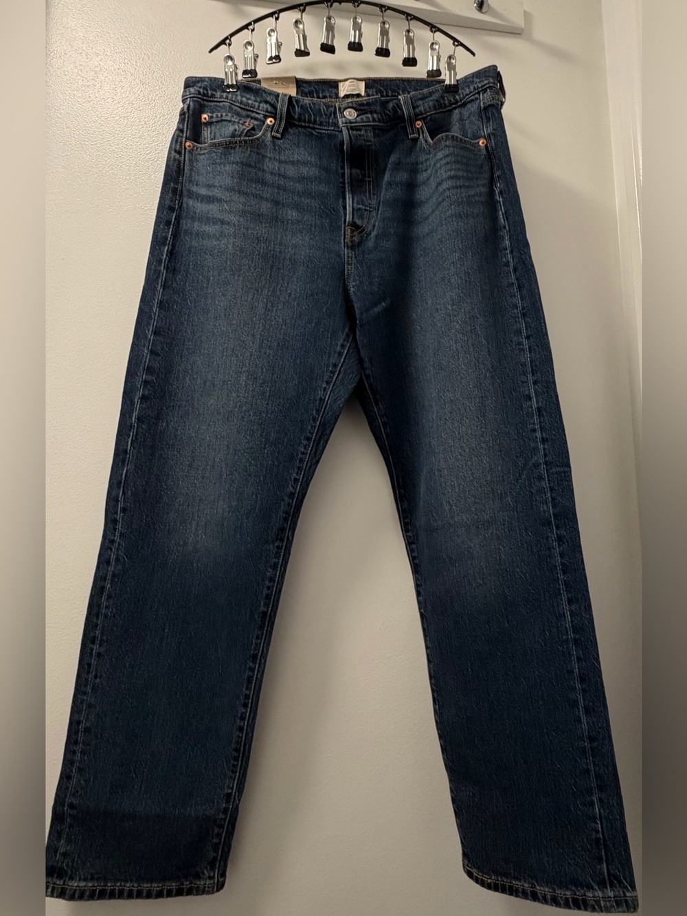 NWT Levi’s 501 Original Stretch High-Rise Straight Jeans 16M
